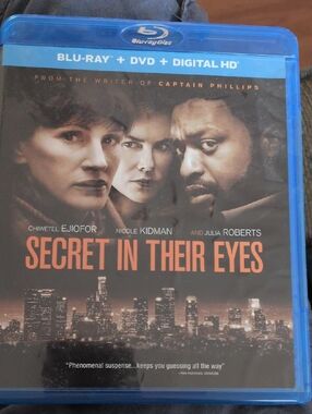 Universal Secret in Their Eyes Blu-Ray Case with Orange Title